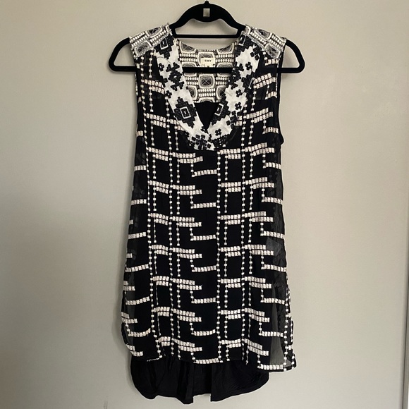 Anthropologie Dress, TINY brand, Black and White Dress - Picture 1 of 6